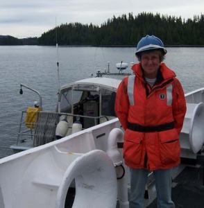 NOAA Teacher at Sea, Beth Carter, prepares to set sail on NOAA Ship RIANIER.