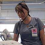 Nurse at a medical facility