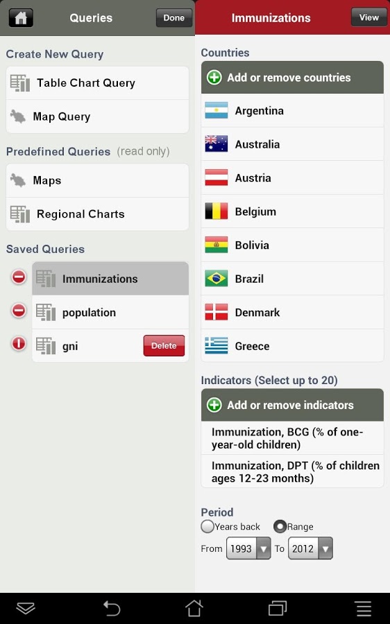    HealthStats DataFinder- screenshot  