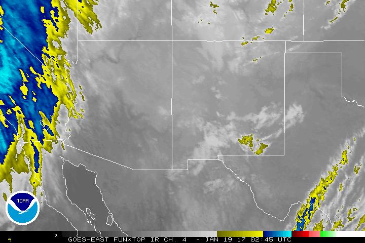 GOES-East Arizona - New Mexico Fire Floater