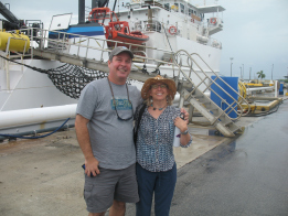 Scott Donahue, Chief Scientist, showed me the ship and then gave me a nice tour of the NOAA's ship Nancy Foster Complex where his office is. They have a great LEED certified building with low profile solar panels (due to hurricanes) Photo credit: Tim Olsen 9/14