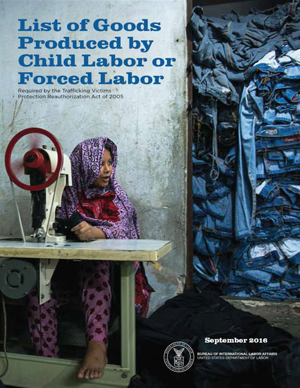 List of Goods Produced by Child Labor or Forced Labor report cover