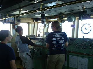 Learning about radar on the bridge