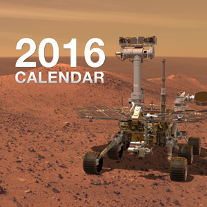 Mars Exploration Rovers Calendar for 2015 - 2016