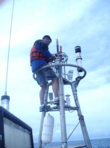 Removal of radiometer and anemometer from buoy