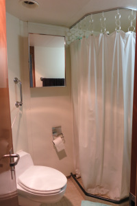 The bathroom in our staterooms