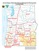 Oregon/Washington Planning Area Map