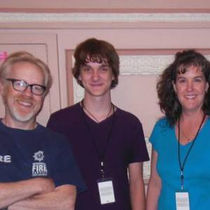 My son and I with Mythbuster Adam Savage! STEAM Awesomeness!