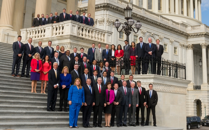 Freshmen Members of the 115th Congress at the U.S. Capitol