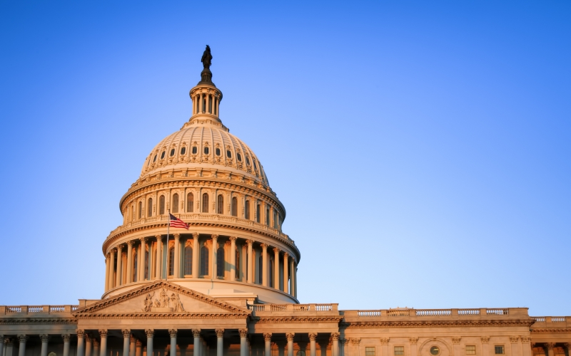 U.S. Capitol Building at Dawn