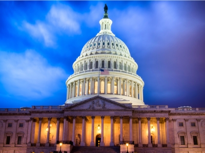 U.S. Capitol Building at Twilight