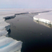 ice shelf and ocean water