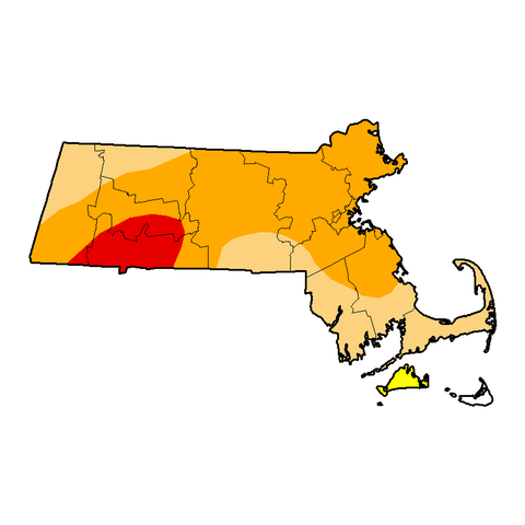 U.S. Drought Monitor - Massachusetts