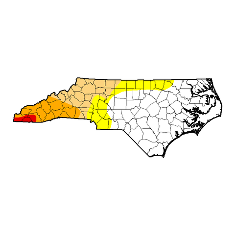 U.S. Drought Monitor - North Carolina