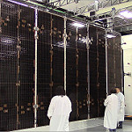 GOES-R Satellite Solar Array Deployment