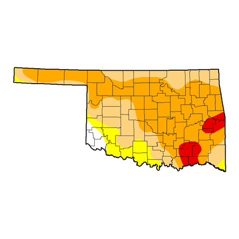 U.S. Drought Monitor - Oklahoma