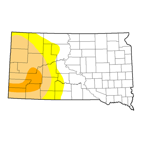 U.S. Drought Monitor - South Dakota