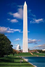 Washington Monument, U.S. Capitol, and Reflecting Pool