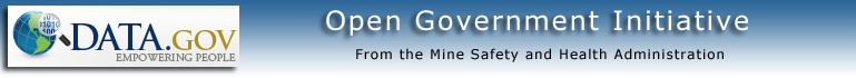 Open Government Initiative - MSHA