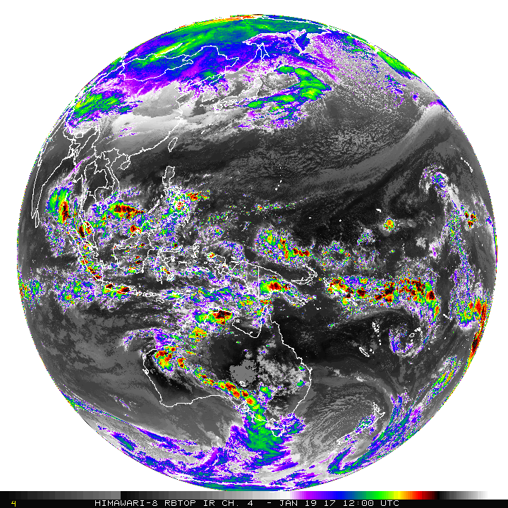 Current Full Disk Himawari 8 Visible Image