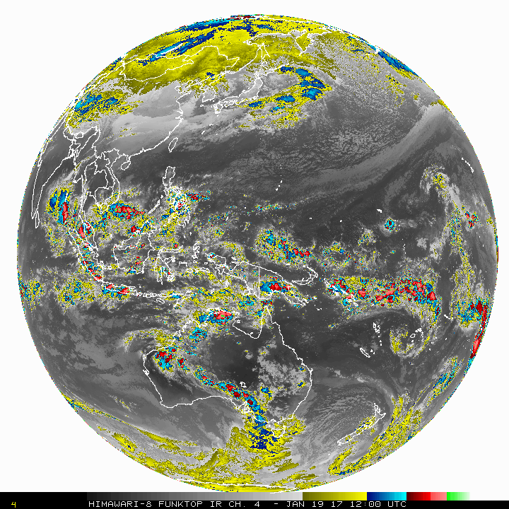 Current Full Disk Himawari 8 Funktop IR Image