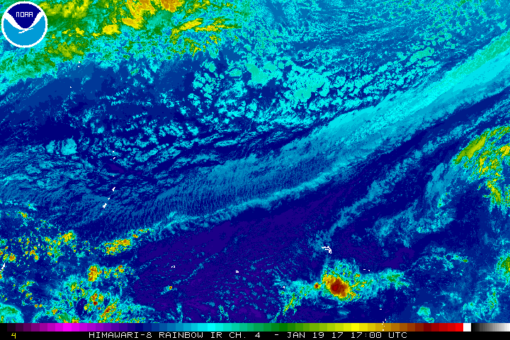 Himawari 8 West Central Pacific Infrared