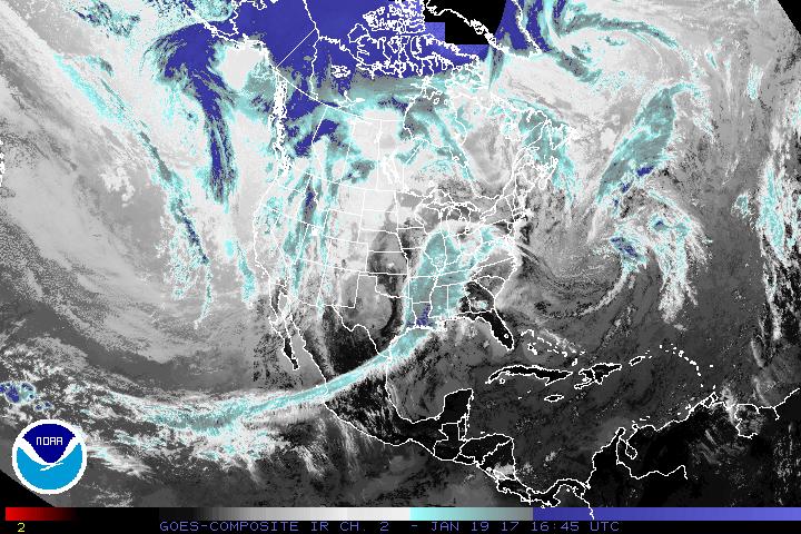 Northern Hemisphere Composite Infrared, Channel 2