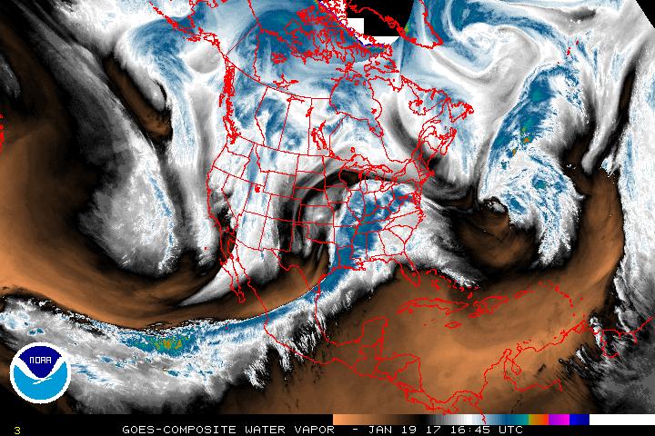 Northern Hemisphere Composite Water Vapor