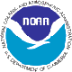 National Oceanic and Atmospheric Administration Logo. Copyright.