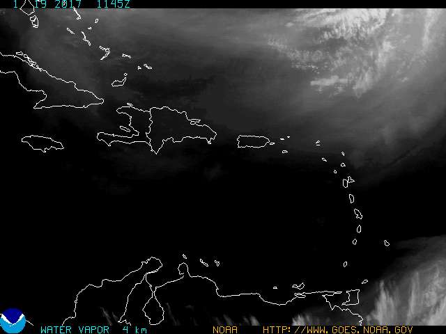 Puerto Rico Water Vapor image