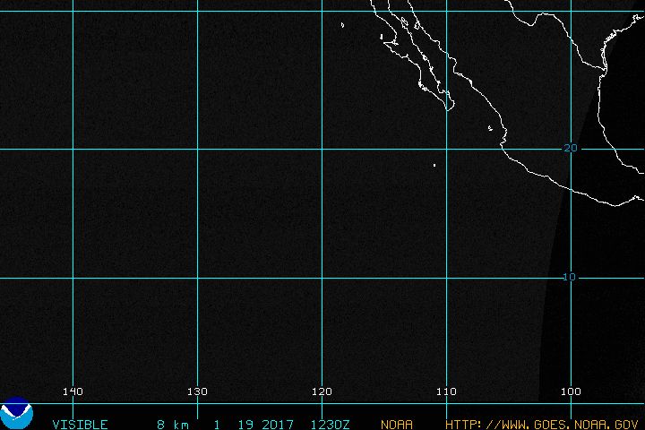 GOES West Pacific Tropical Visible