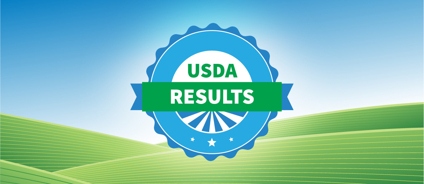 USDA Results header