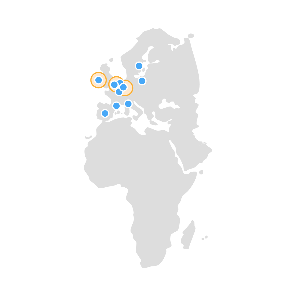 Europe Middle East Africa Locations