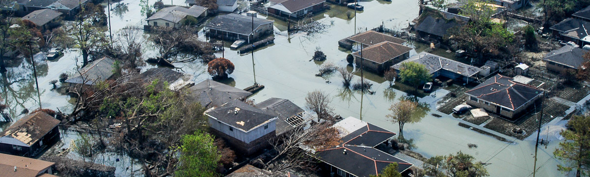 flooded city