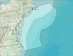 Map of the Mid-Atlantic Regional Association.