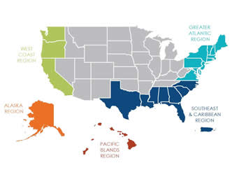 EFH Regional Map