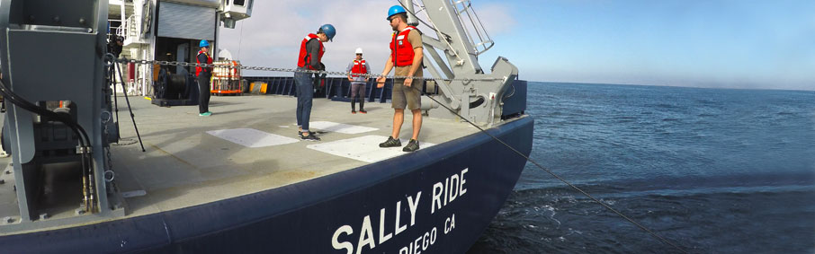 RV Sally Ride SVC Hydrophone Deployment