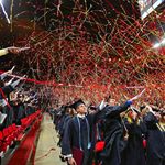 A few more scenes from today's commencement ceremony. Congrats, grads! Captured by university photographer @christophergannon. #cyclONEgrad #IowaState