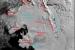 Satellite image of ice shelf