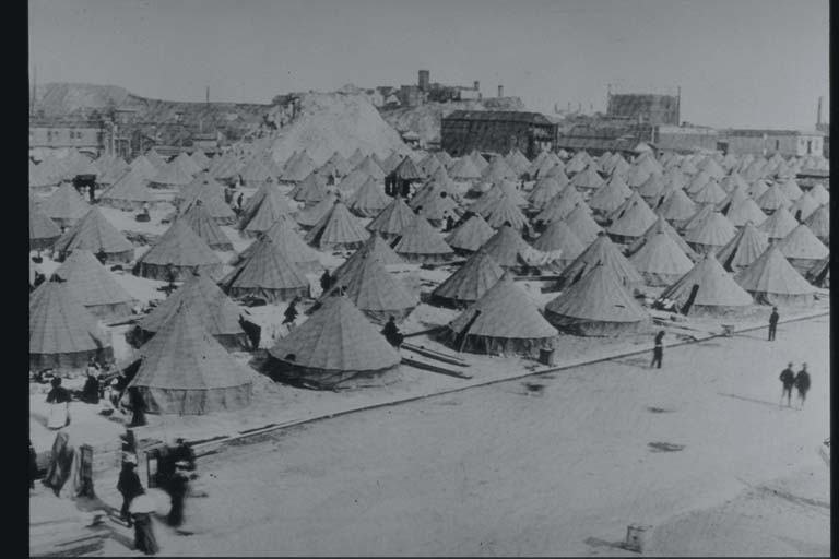 Tent Camp for Earthquake Victims