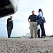 Agriculture Secretary Vilsack visits waste-to-energy bioprocessing construction.