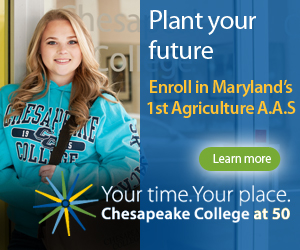 Chesapeake College’s new Agriculture AAS is a two-year degree debuting in Fall 2016.