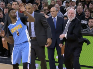 Gregg Popovich Gets Ejected Against the Nuggets