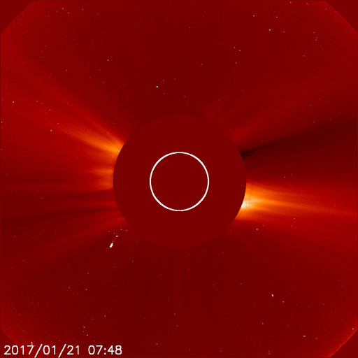 LASCO C2 Coronagraph Image