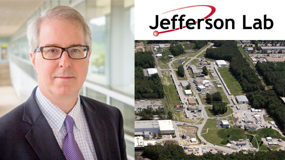 Stuart Henderson, the new Director of the U.S. Department of Energy’s Thomas Jefferson National Accelerator Facility.