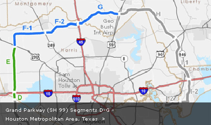 Grand Parkway (SH 99) Segments D-G - Houston, Texas