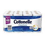 Cottonelle Clean Care Double Roll Toilet Paper, 24 Count