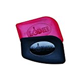 Lodge SCRAPERPK Set of 2 Durable Polycarbonate Pan Scrapers,Red and Black