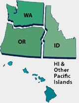 Pacific Region Map