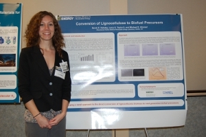 Photo of Sarah Hobdey, Biomass Postdoctoral Awardee, 2012.